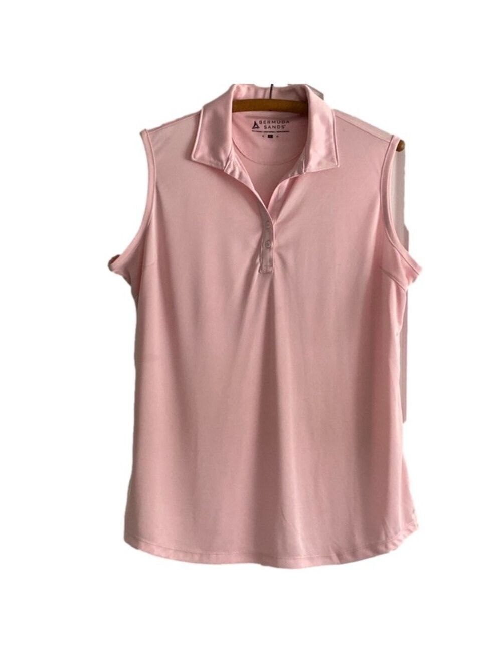 Bermuda Sands Pullover Collared Sleeveless Golf Pink Women’s Size XL